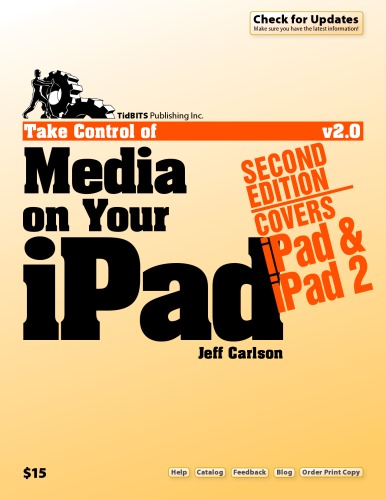 Take Control Of Media On Your Ipad Second Edition Jeff Carlson