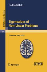 Eigenvalues Of Nonlinear Problems 1st Edition Herbert Amann Auth