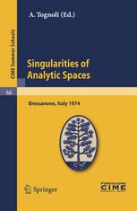 Singularities Of Analytic Spaces 1st Edition F Lazzeri Auth