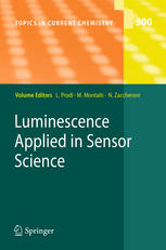 Luminescence Applied In Sensor Science 1st Edition A Prasanna De Silva