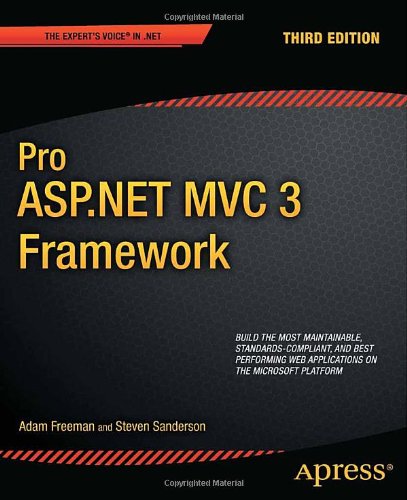 Pro Aspnet Mvc 3 Framework Draft 3rd Edition Steven Sanderson