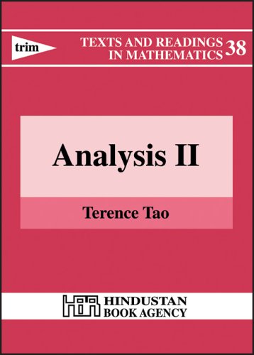 Analysis Ii 1st Edition Terence Tao
