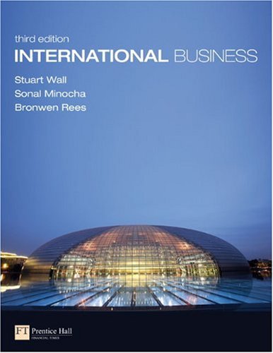 International Business 3rd Edition 3rd Edition Stuart Wall Sonal Minocha