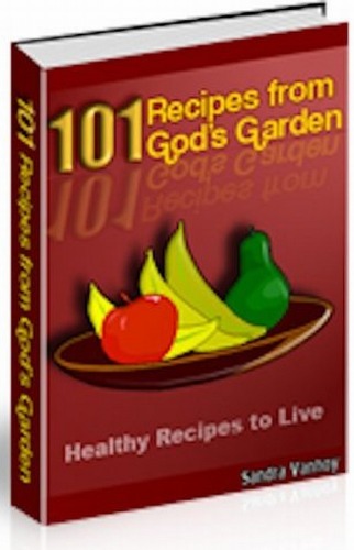 101 Recipes From Gods Garden Healthy Recipes To Live By Sandra Vanhoy
