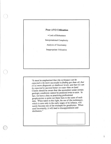 Avo Course Notes Part 3 Poor Avo Utilization Castagna Jp