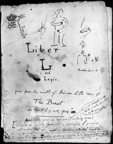 The Book Of The Law Liber Al Vel Legis Aleister Crowley