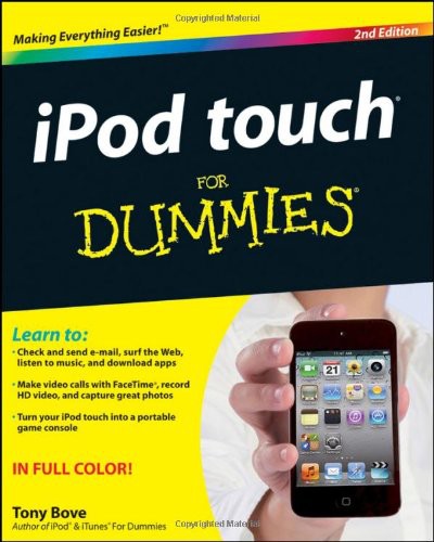 Ipod Touch For Dummies Tony Bove