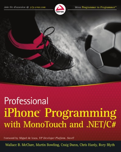 Professional Iphone Programming With Monotouch And Netc Wallace B Mcclure