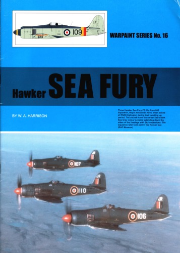 Hawker Sea Fury Warpaint 16 Wa Harrison