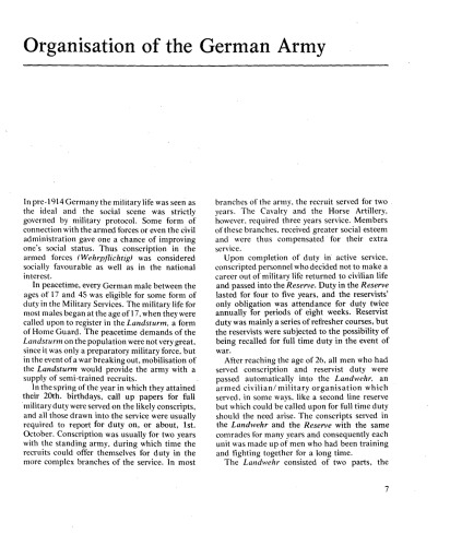 The Imperial German Army 1900 1918 Collection