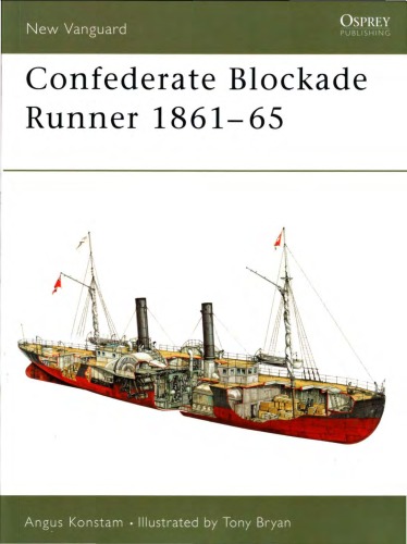 Confederate Blockade Runner 186165 Angus Konstam Tony Bryan Illustrator