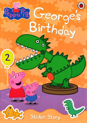Peppa Pig Georges Birthday Sticker Story No Stickers Included Neville Astley