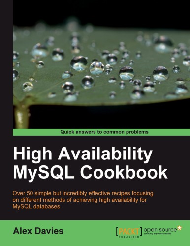 High Availability Mysql Cookbook Alex Davies