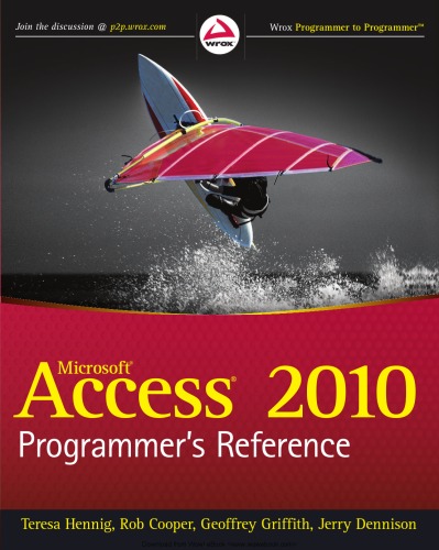 Access 2010 Programmers Reference Access 2010 Programmers Reference
