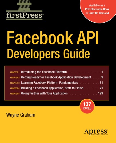 Facebook Api Developers Guide Wayne Graham