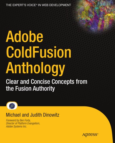 Adobe Coldfusion Anthology Michael Dinowitz