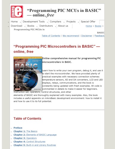 Programming Pic Microcontrollers In Basic Nebojsa Matic