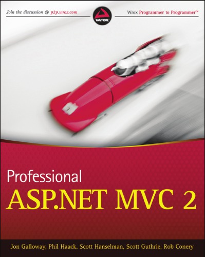 Professional Aspnet Mvc 2 1st Edition Jon Galloway Scott Hanselman