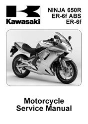 Kawasaki Ninja 650r Er6f Abs Er6f Motorcycle Service Manual Coll
