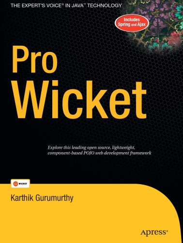 Pro Wicket 1st Edition Karthik Gurumurthy
