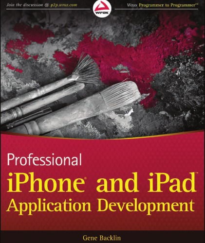 Professional Iphone And Ipad Application Development Gene Backlin