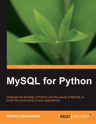 Mysql For Python Albert Lukaszewski