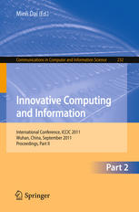 Innovative Computing And Information International Conference Iccic 2011 Wuhan China September 1718 2011 Proceedings Part Ii 1st Edition Peng Tang