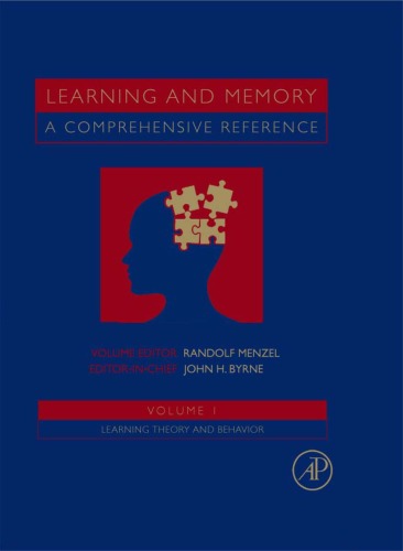 Learning And Memory A Comprehensive Reference 1st Ed John Byrne