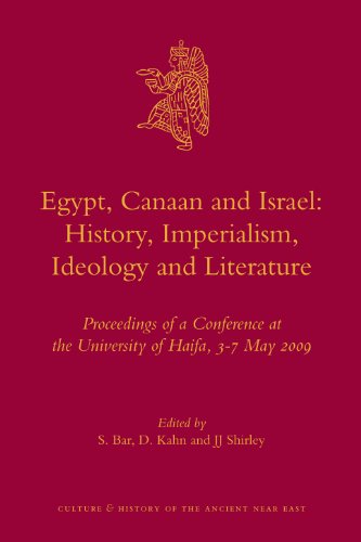 Egypt Canaan And Israel History Imperialism Ideology And Literature Culture And History Of The Ancient Near East S Bar