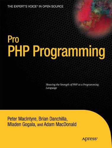 Pro Php Programming 1st Edition Peter Macintyre Brian Danchilla
