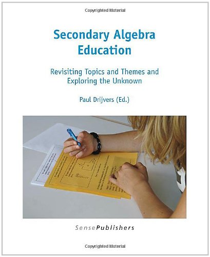 Secondary Algebra Education Paul Drijvers