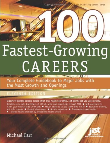 100 Fastestgrowing Careers Your Complete Gudebook To Major Jobs With The Most Growth And Openings 11th Edition Michael Farr