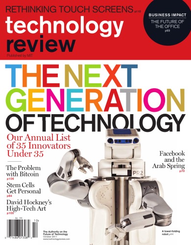 Technology Review Septemberoctober 2011 Technology Review