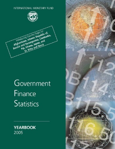 Government Finance Statistics Yearbook Volume 29 International Monetary Fund Government Finance Statistics Division