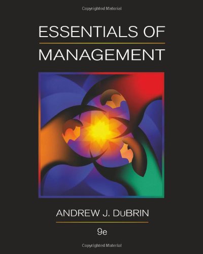 Essentials Of Management Ninth Edition 9th Andrew J Dubrin