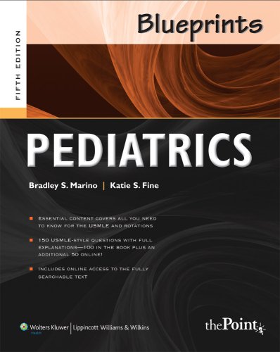Blueprints Pediatrics 5th Edition 5th Edition Bradley S Marino