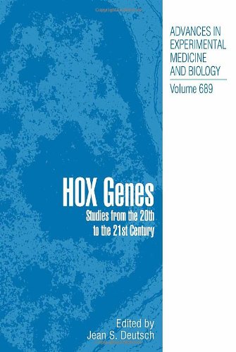 Hox Genes Studies From The 20th To The 21st Century 1st Edition Samir Merabet