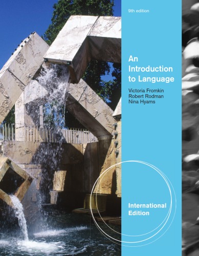 An Introduction To Language 9th Edition International Edition 9th Victoria Fromkin