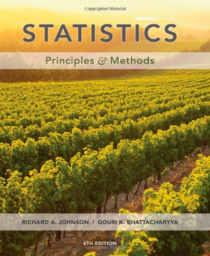 Statistics Principles And Methods 6th Edition Richard A Johnson