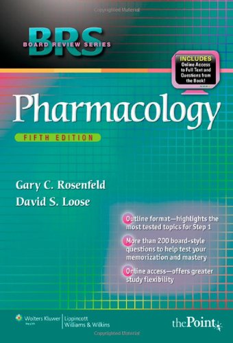 Brs Pharmacology Board Review Series Fifth Gary C Rosenfeld