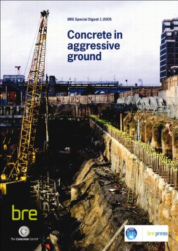 Concrete In Aggressive Ground3rd Edition 3rd Edition Building Research Establishment