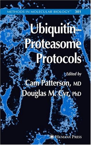 Ubiquitinproteasome Protocols 1st Edition Maria Gaczynska Pawel A Osmulski Auth