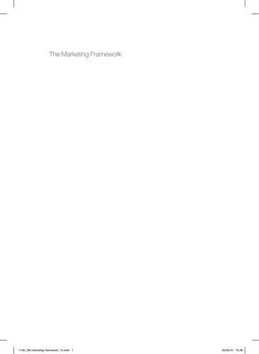 The Marketing Framework 1st Poul K Faarup