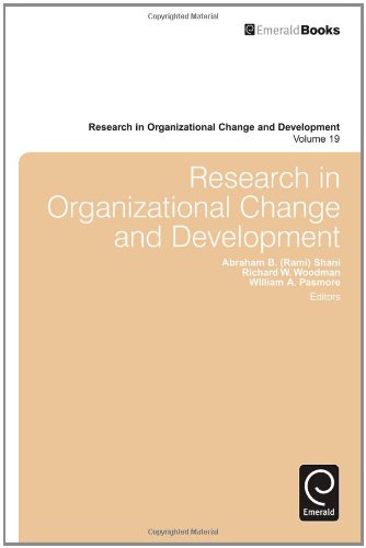 Research In Organizational Change And Development Vol 19 Research In Organizational Change Development Abraham B Rami Shani