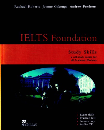 Ielts Foundation Study Skills A Selfstudy Course For All Academic Modules Rachael Roberts