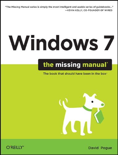 Windows 7 The Missing Manual 1st Edition David Pogue