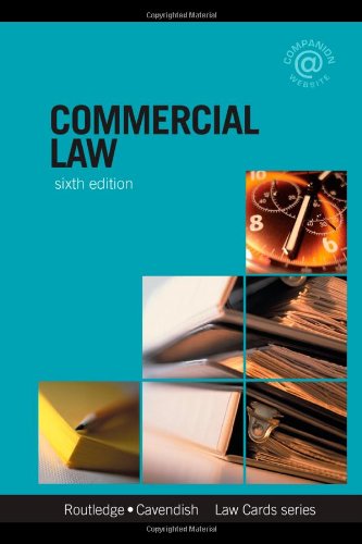Commercial Lawcards 6 E Seventh Edition 6th Edition Routledge