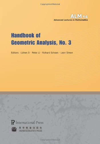 Handbook Of Geometric Analysis Vol 3 Advanced Lectures In Mathematics No 14 Lizhen Ji
