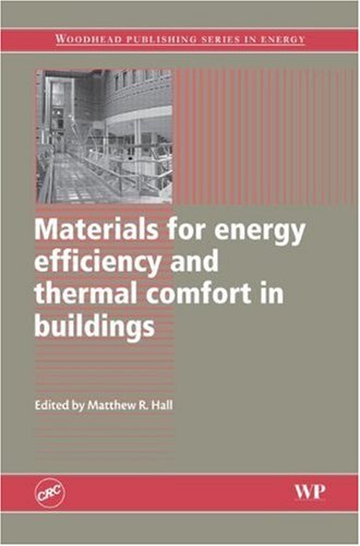 Materials For Energy Efficiency And Thermal Comfort In Buildings Woodhead Publishing Series In Energy 1st Edition M Hall