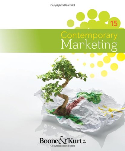 Contemporary Marketing 15th Edition Louis E Boone David L Kurtz